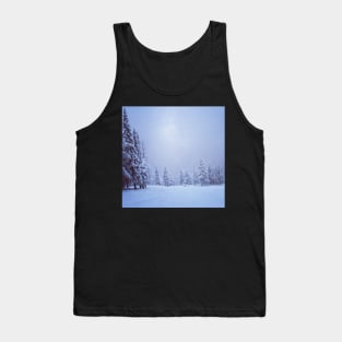 Peaceful Morning with Fresh Powder Snow Tank Top